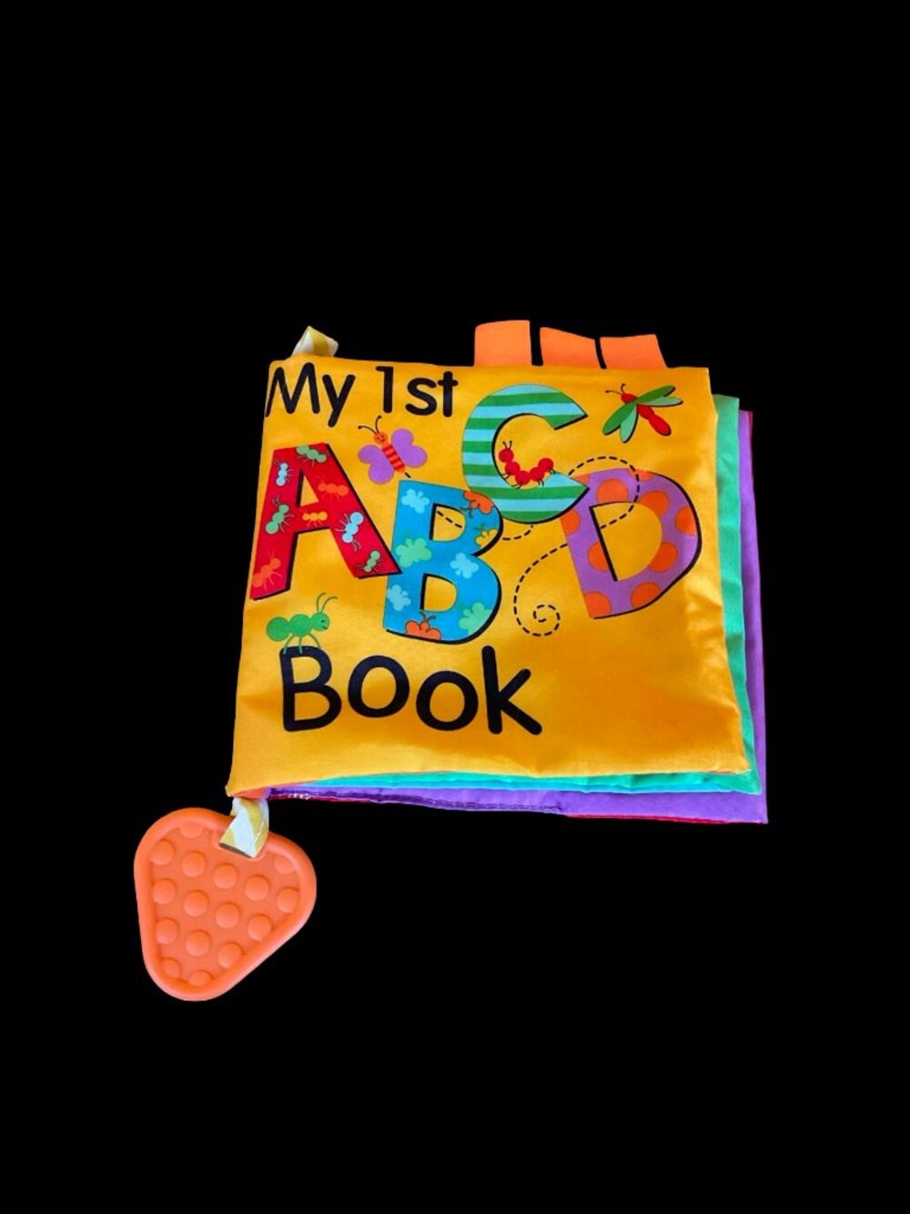 👣 5/$25 - Alphabet Sensory Book w/ Teether